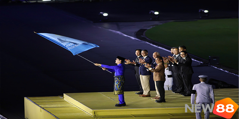 Bế Mạc SEA Games 33: Dấu Ấn Khép Lại Hành Trình 10 Ngày 7 Nghi thức hạ cờ và trao quyền đăng cai SEA Games 34