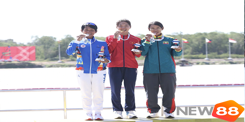 Hồ Thị Duy Đưa Rowing Việt Nam Chạm Đỉnh SEA Games 33 7 Hồ Thị Duy thi đấu thuyền đơn nữ hạng nhẹ tại SEA Games 33